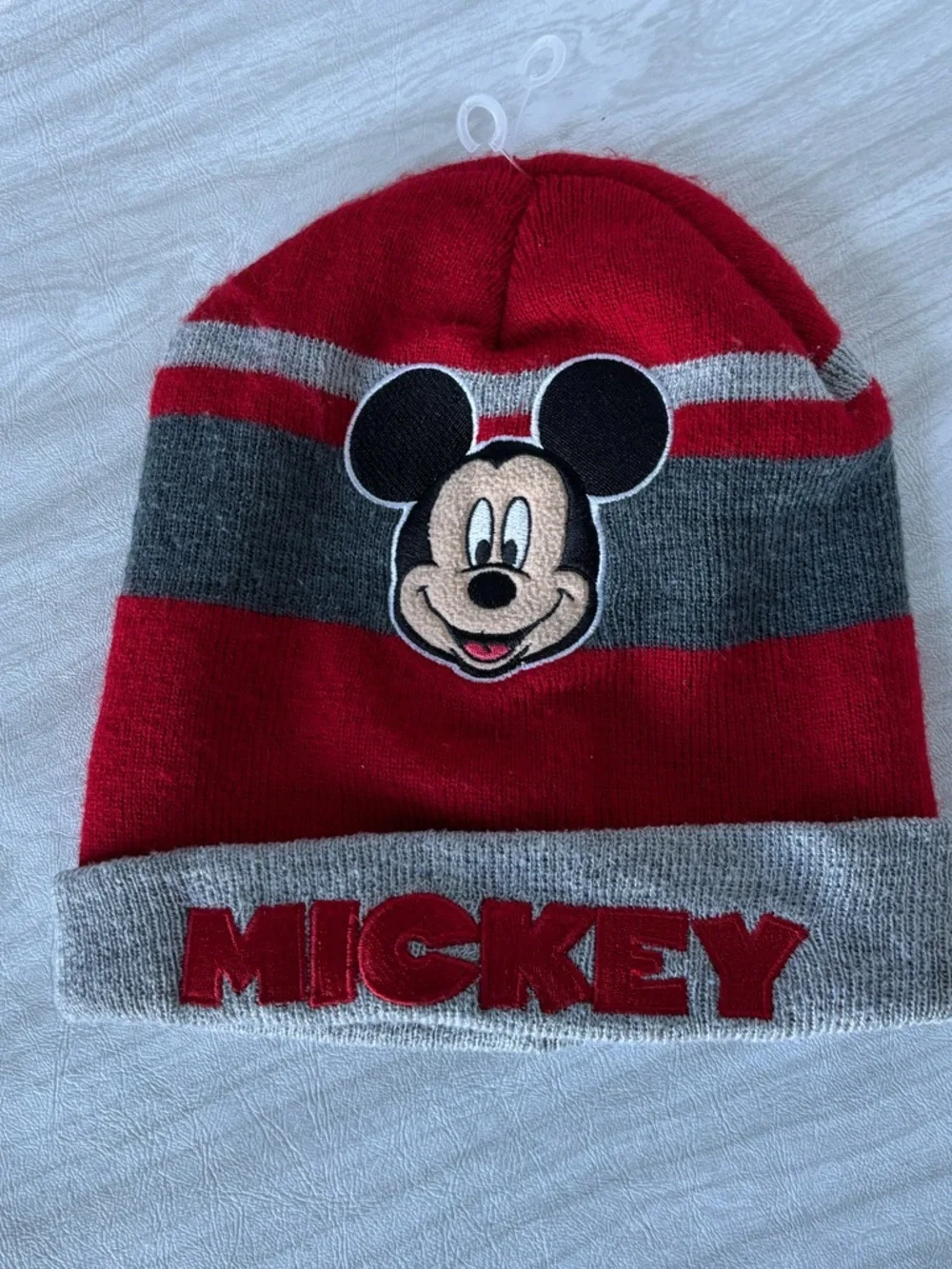 NWOT Disney Mickey Mouse Boys Beanie Knit Winter Hat - Toddler Size